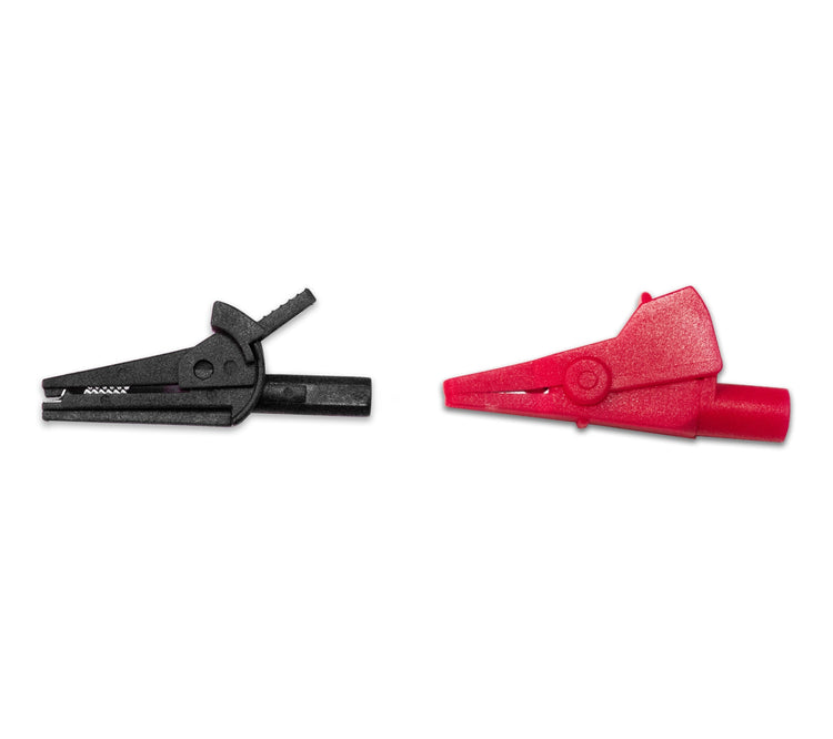 Fully insulated safety alligator test clip for high-voltage testing, TeleWire Technology