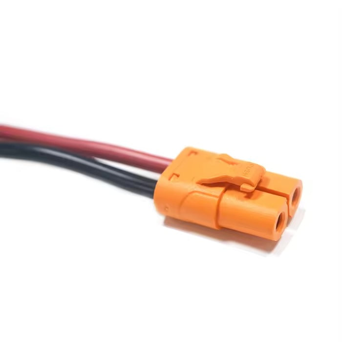 2 Pin high current electrical connection harness with XT60 connector for battery systems.