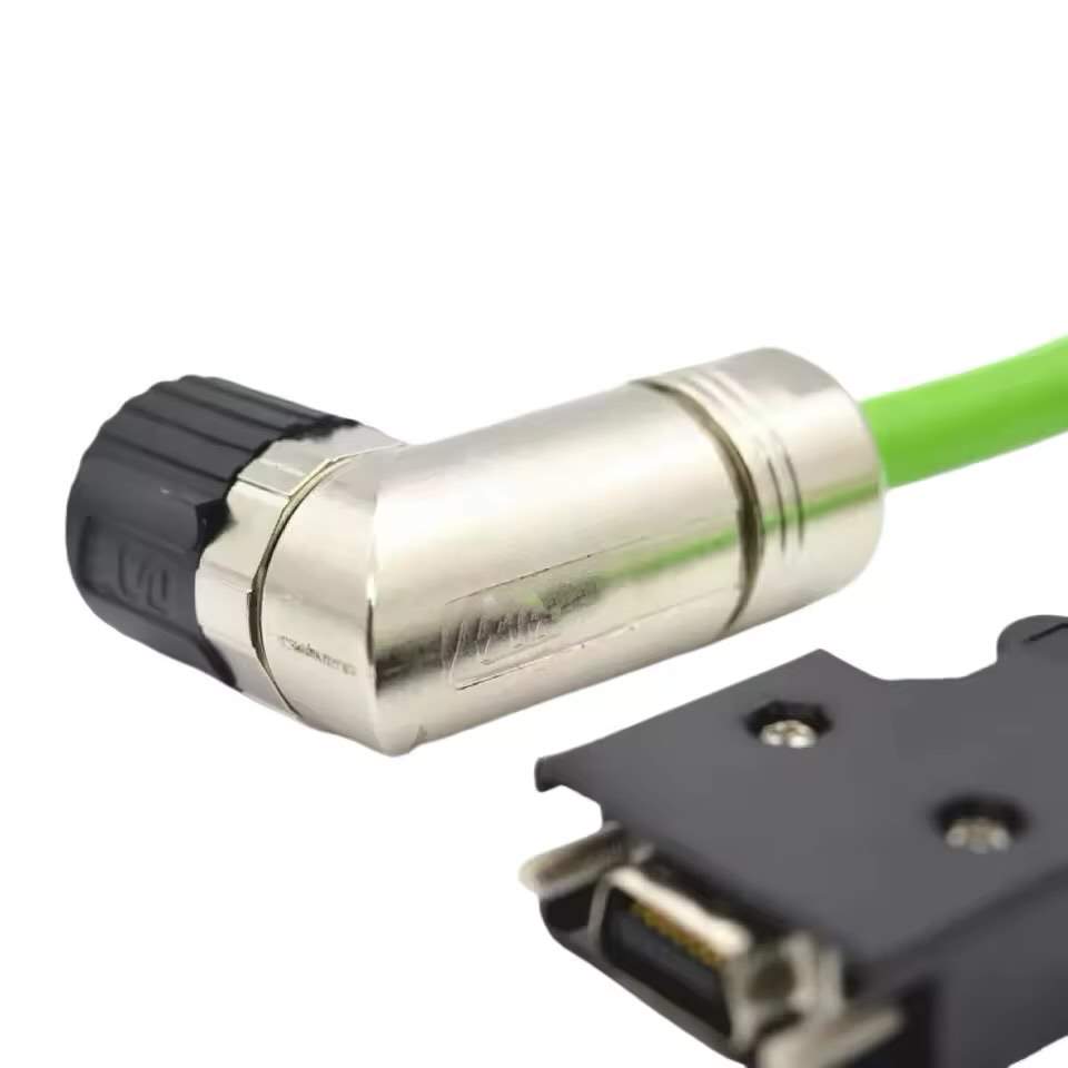 Industrial 20-pin MDR interconnect for Siemens servo motor encoders.