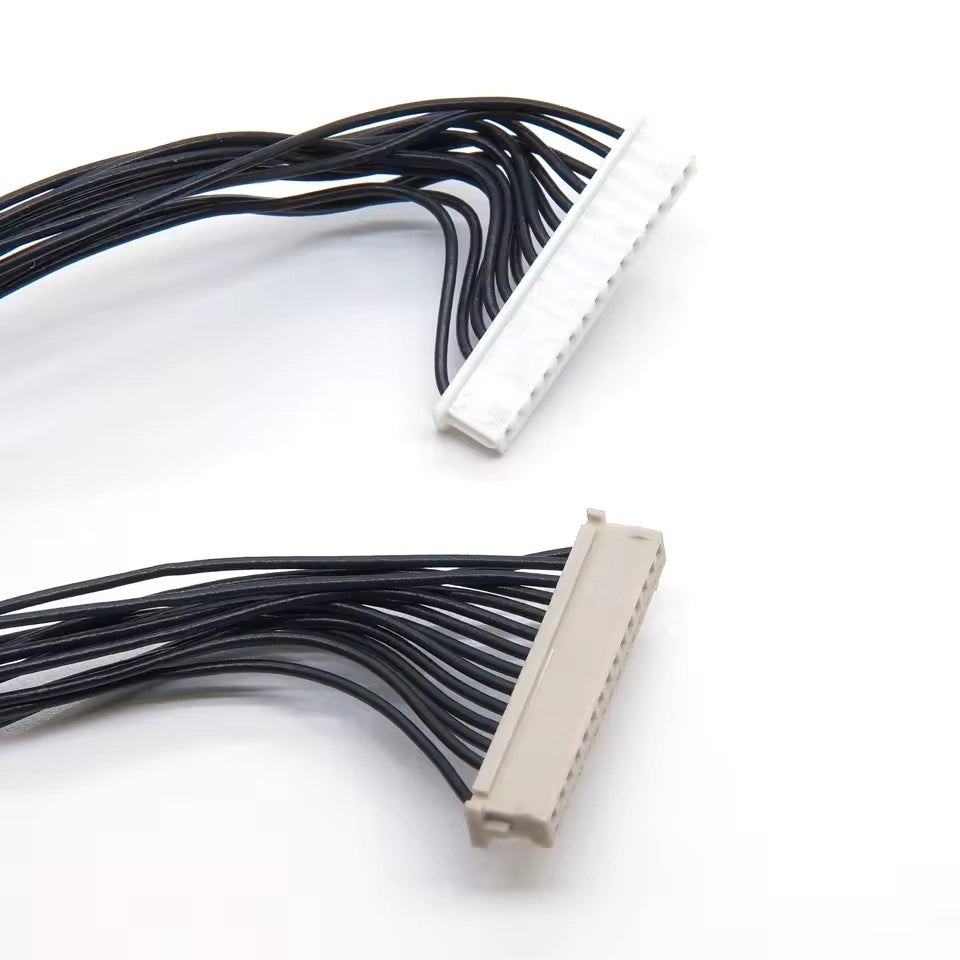 20-pin JAE FI-S to Hirose DF13 double-row display harness
