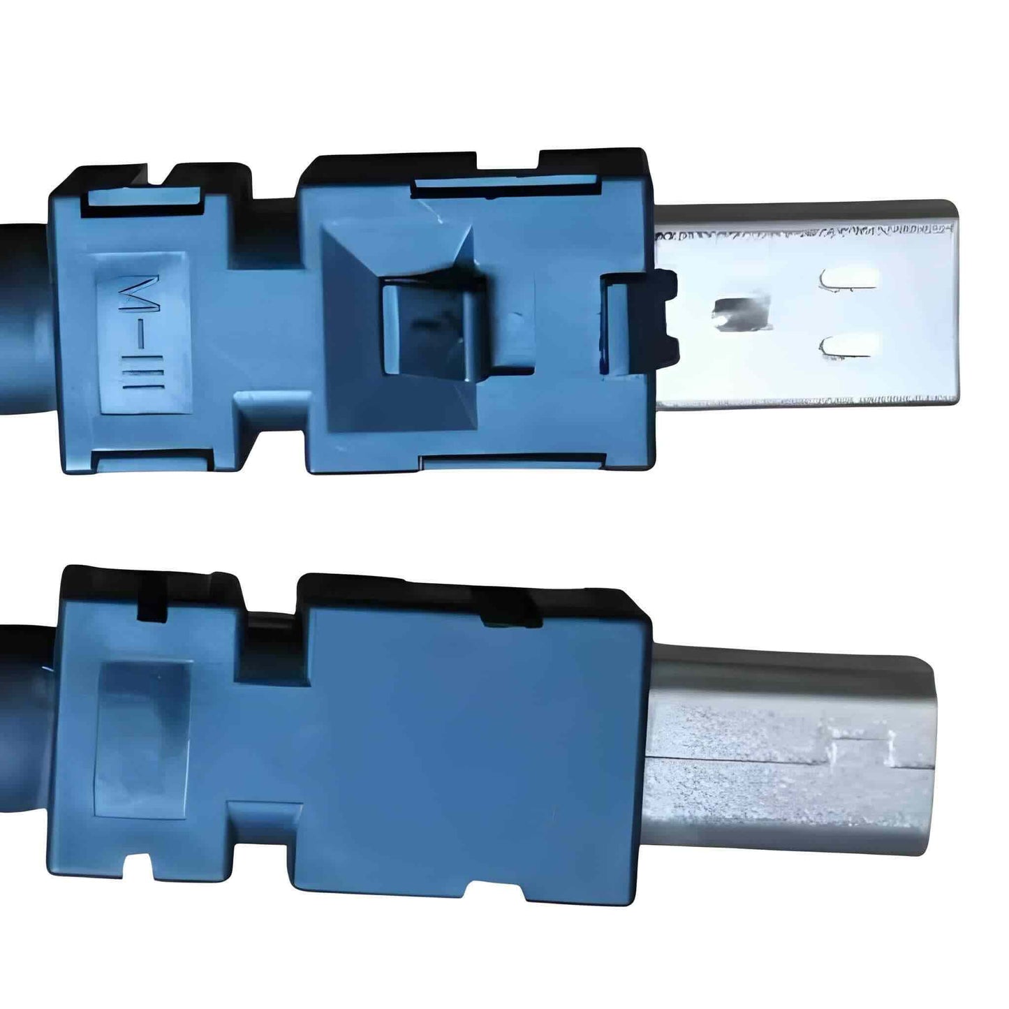 High-speed shielded Ethernet cable assembly for Yaskawa industrial PLCs and motion controllers.
