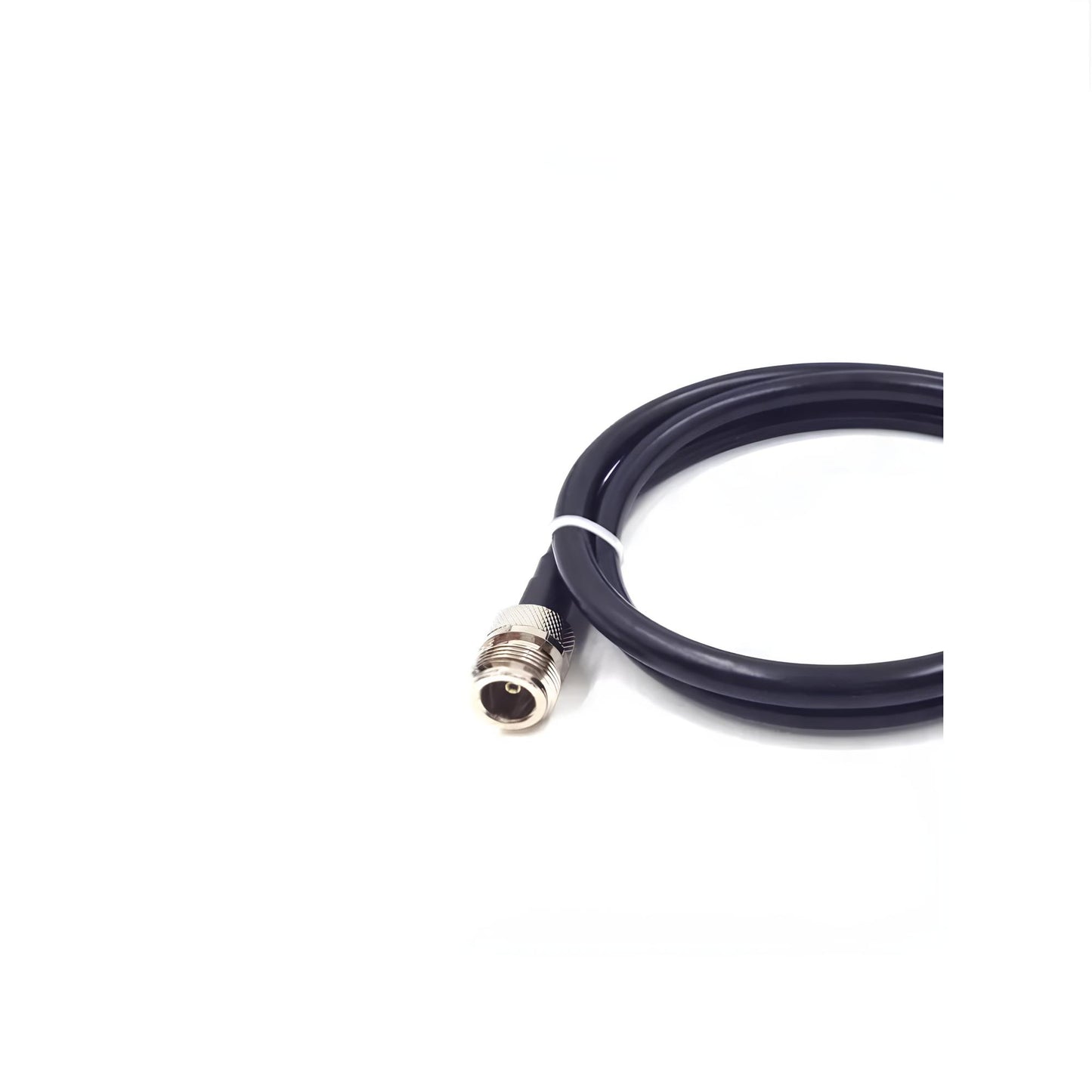 N-Type male plug to N-Type female jack coaxial cable assembly LMR240 LMR400 7D-FB. female jack view