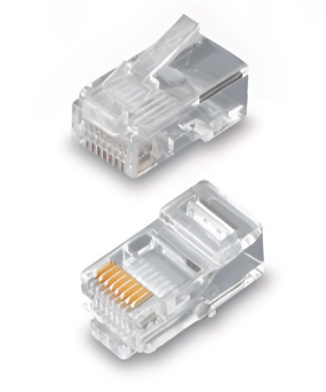 Cat5e RJ plug, 8P8C-R, RJ Connector - Model 006