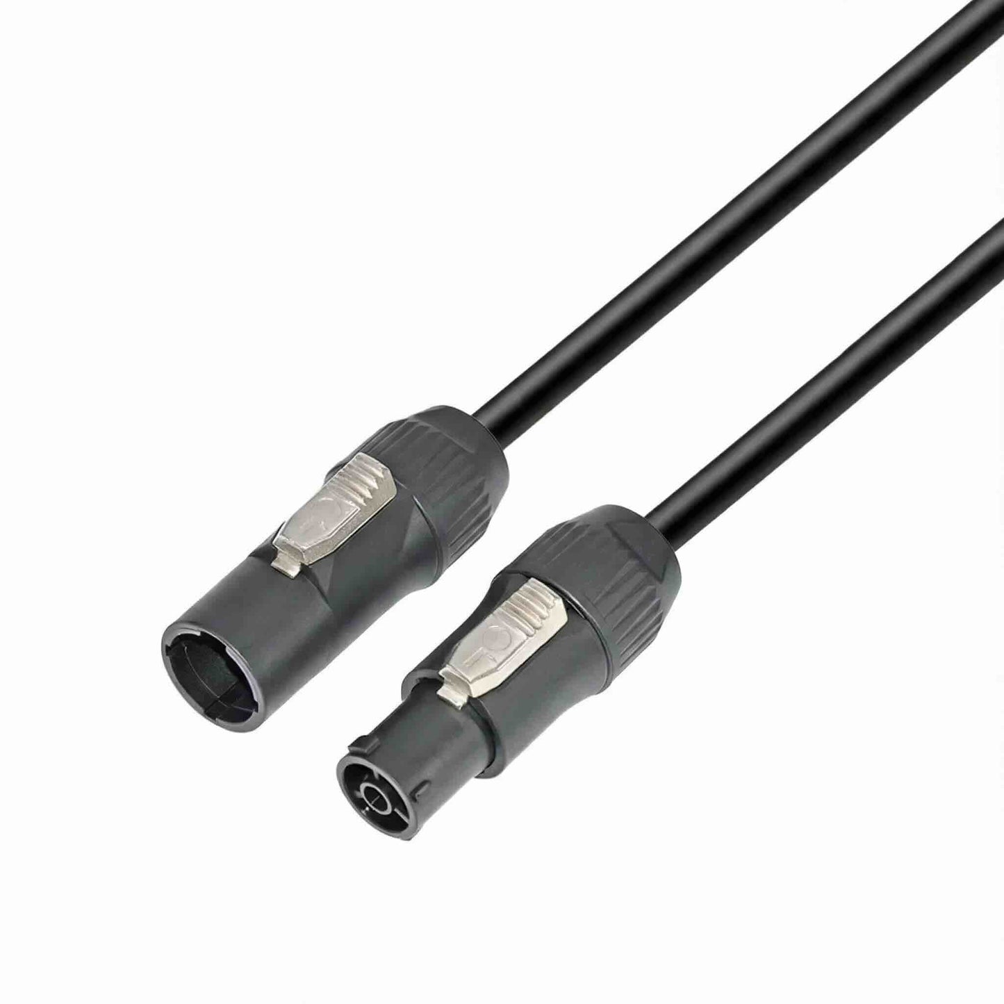 IP65-rated 14AWG outdoor AC power extension for theatrical rigging and professional stage lighting.