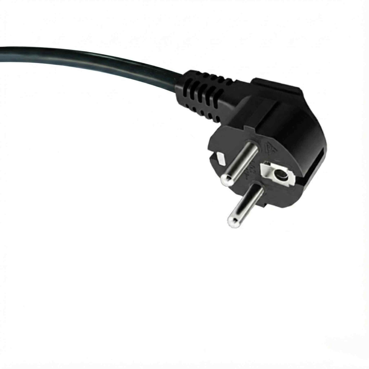 Industrial-grade Schuko to Powercon power input harness for professional stage equipment and server racks.