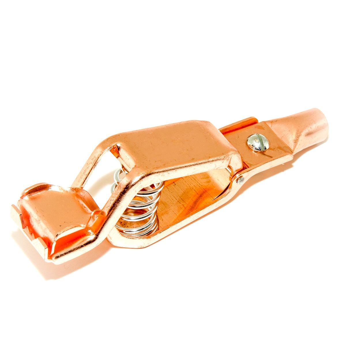 Heavy-duty copper grounding clip TW-22RQU Mueller Electric compatible for electrical testing