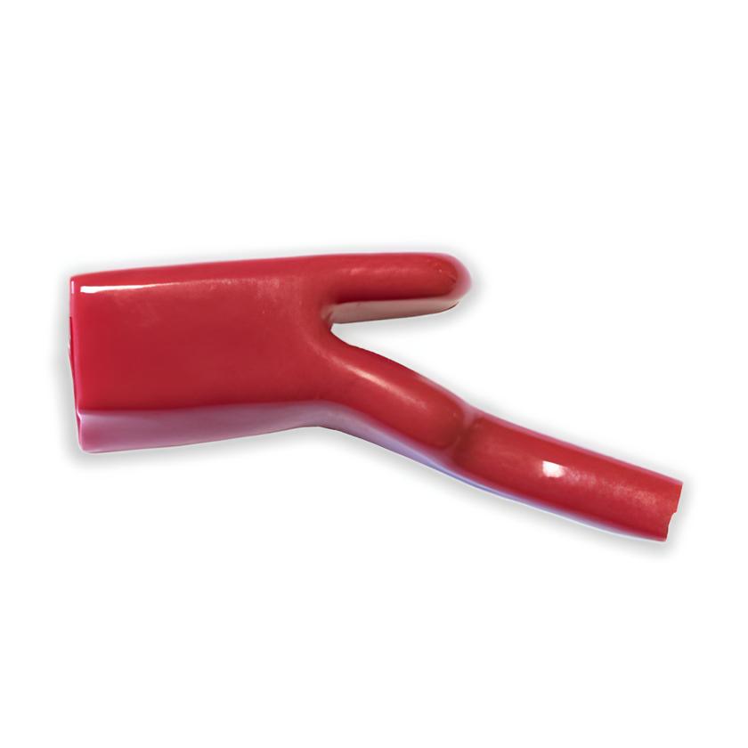 Flexible PVC insulator for TW-238 General Purpose Clips, compatible with Mueller BU-128 Clips, red color