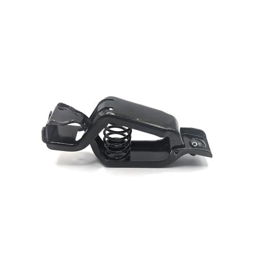 TW-32RQU-BLK black zinc-plated steel automotive clip, supports up to 8 AWG wire.
