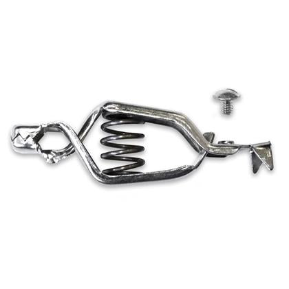 Steel Automotive Clip, with Screw, side view