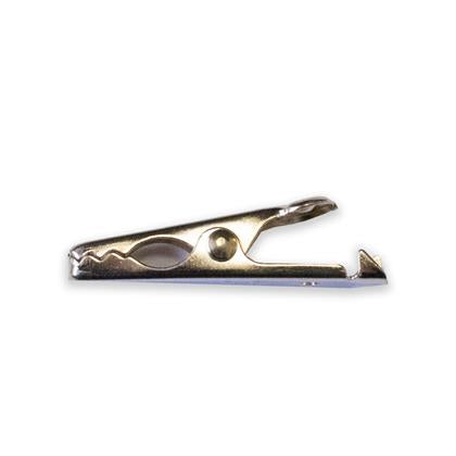 Gold-plated Steel Miniature Alligator Clip, Model TW-41B, Mueller Electric compatible for electrical testing