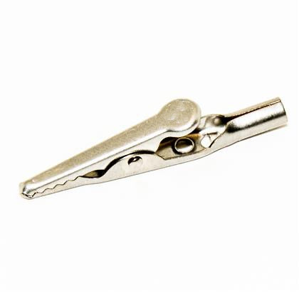 Steel Alligator Test Clip with U-Barrel, Model TW-71J, Mueller Electric compatible for electrical testing