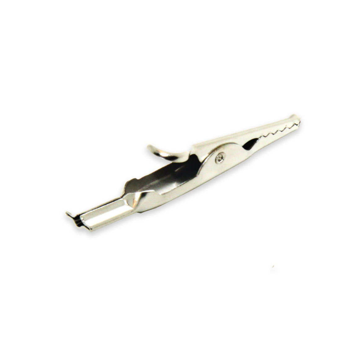 Steel Alligator Clip with Pin Tip Jack, Model TW-71QF, Mueller Electric compatible for electrical testing