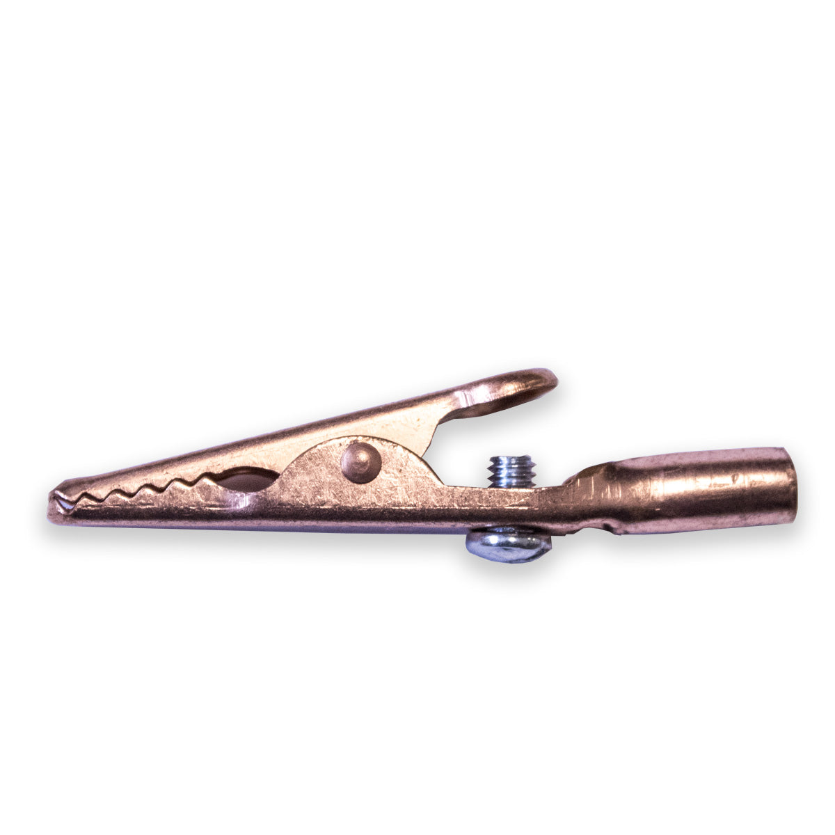 Copper Alligator Test Clip with Screw, TW-71RX, Mueller Electric compatible for electrical testing