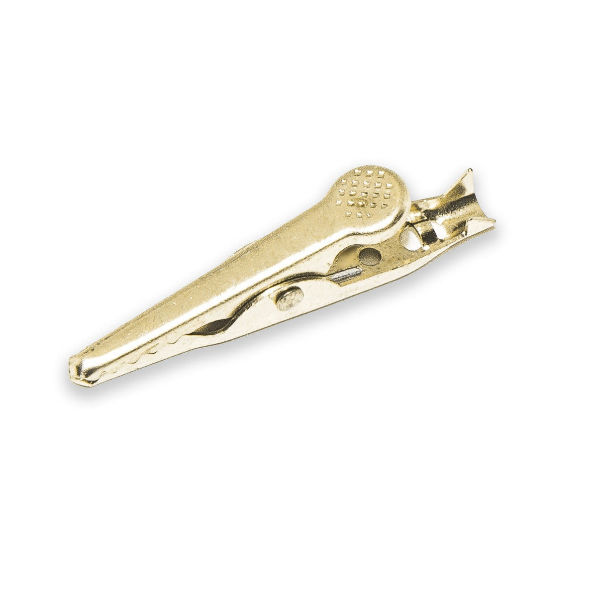 Steel Alligator Test Clip, Short Crimp Tail, Model TW-81, Mueller Electric compatible for electrical testing