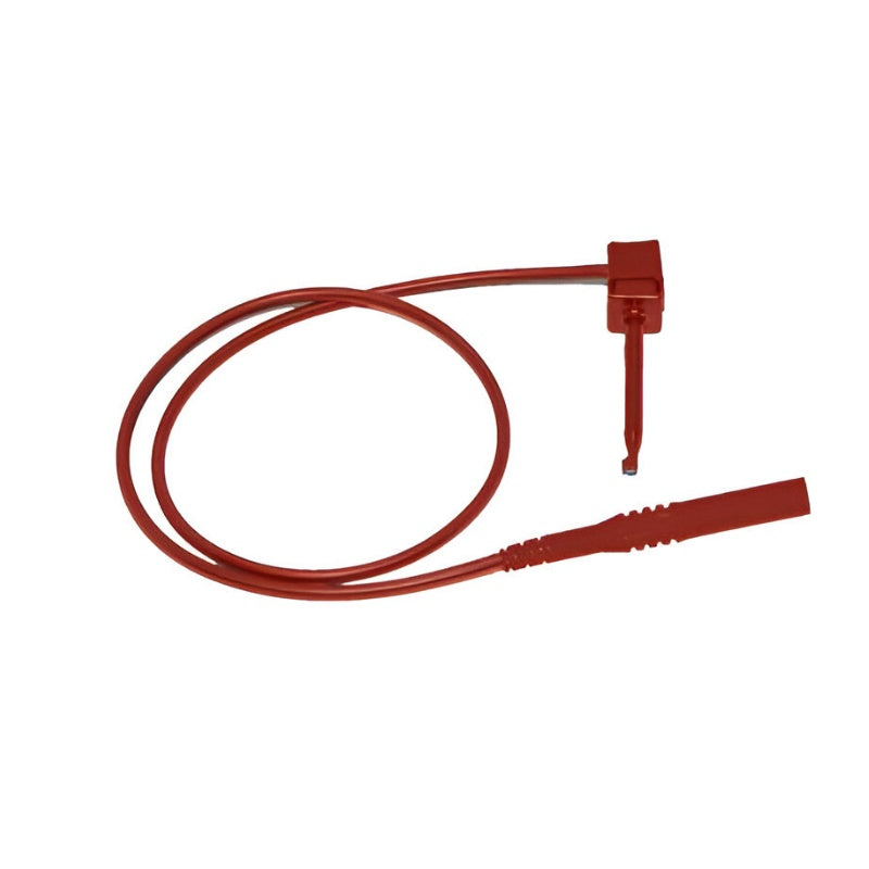 Shrouded banana plug to plunger test lead, Model TW2272 Red