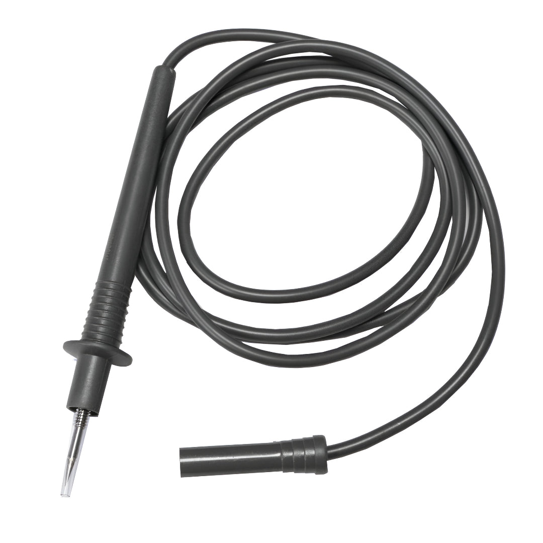 Test probe to shrouded banana plug test lead, Model TW3252 Black