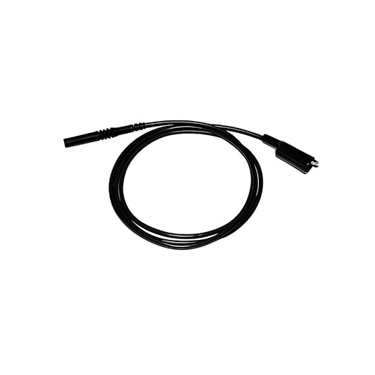 Alligator clip to shrouded banana plug test lead, Model TW4172 Black
