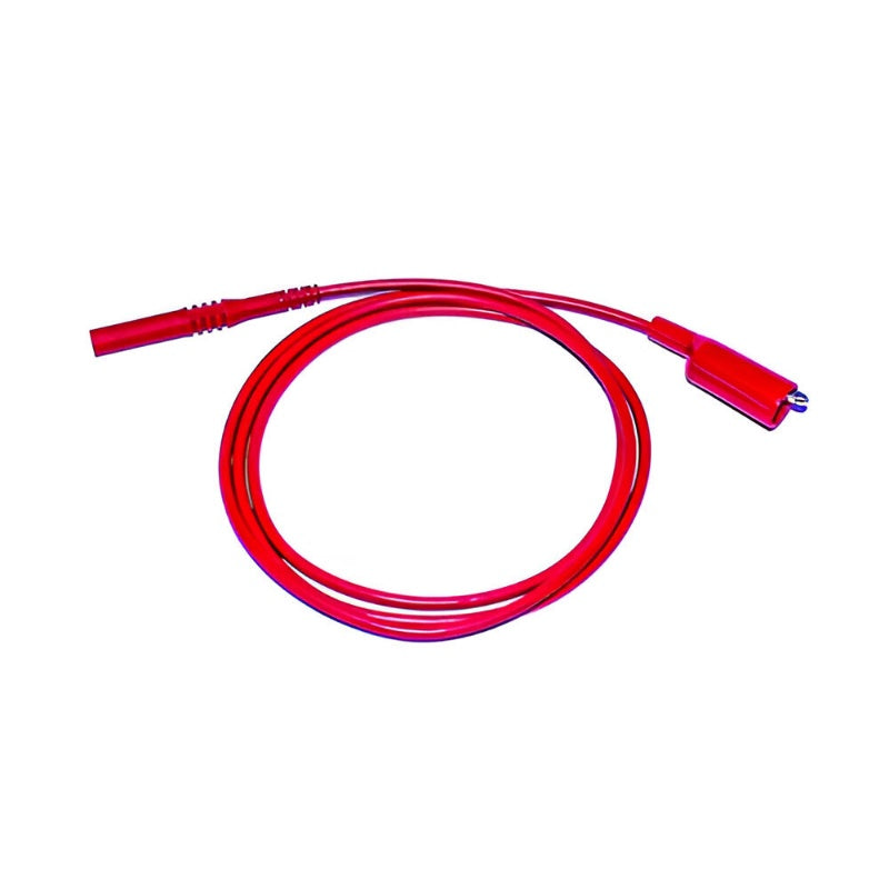 Alligator clip to shrouded banana plug test lead, Model TW4172 Red