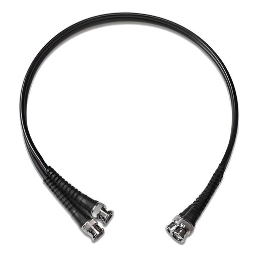 Twin male BNC to BNC test lead with strain reliefs, Model TW6665-4