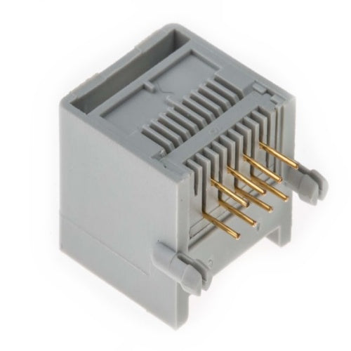 RJ45 jack connector without transformer tab up - No LEDs - Third View