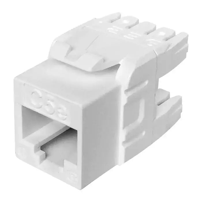 110 Punch Down 180 Degree Cat5E UTP Keystone Jack - Taiwan Manufactured - Second View