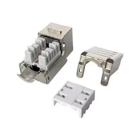 Toolless 90 Degree Cat5E STP Keystone Jack - Taiwan Manufactured - Second view