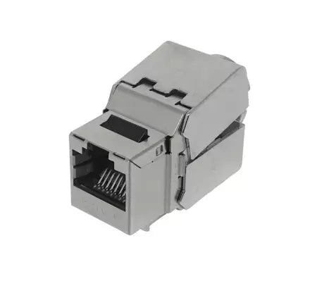 110 Punch Down 180 Degree Cat5E STP Keystone Jack - Taiwan Manufactured - Second view