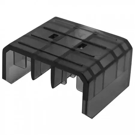 110 Punch Down 90 Degree Cat6 UTP Black Keystone Jack - Taiwan Manufactured - Third View