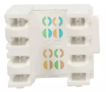 110 Punch Down 180 Degree Cat6 UTP Keystone Jack - Taiwan Manufactured - Third View