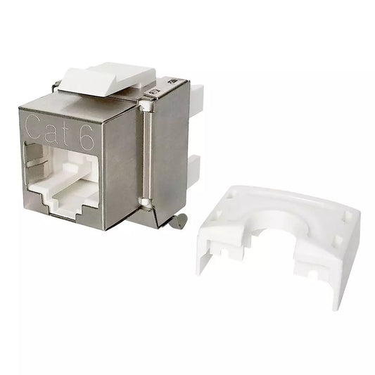 110 Punch Down 180 Degree CAT6 STP Keystone Jack - Taiwan Manufactured - Main View