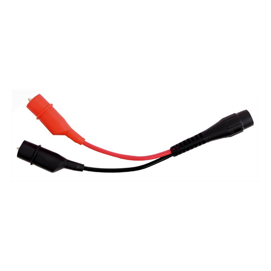 Red and black braided alligator clip to BNC connector test lead, Model TWT227035