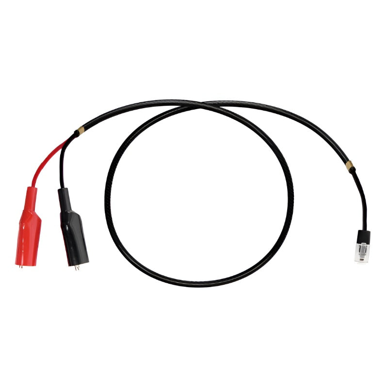 Braided Alligator Clip to RJ11 6P4C Test Lead | TWT980003