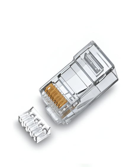 Cat6 RJ plug, 8P8C-F, 2 Rows, RJ Connector with insert - Model 006