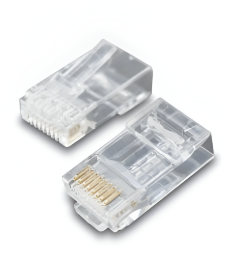 Cat6 RJ plug, 8P8C, 2R-V, Super short RJ Connector - Model 029