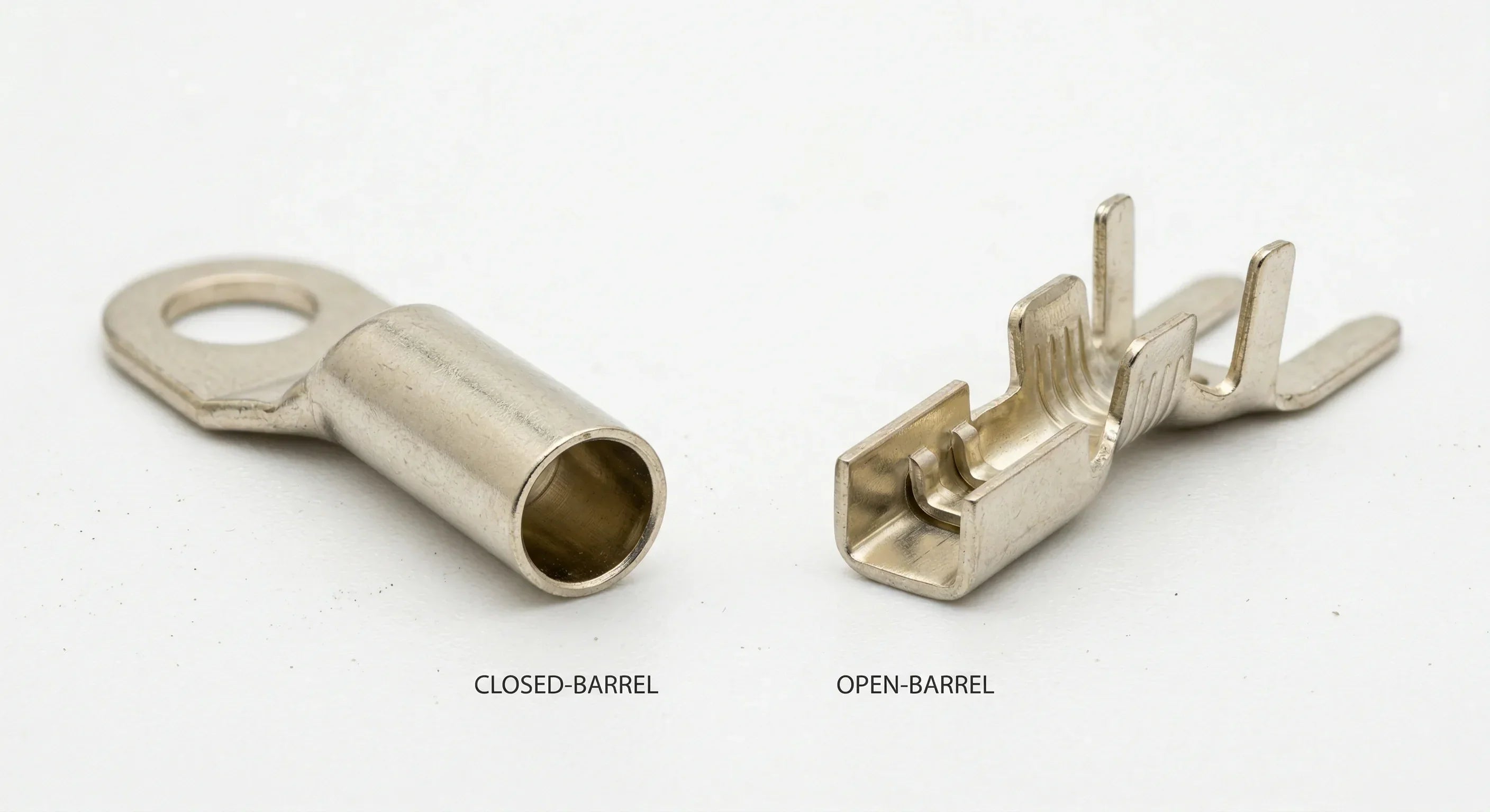 Closed-Barrel vs Open-Barrel (F-Crimp) | Vibration Guide