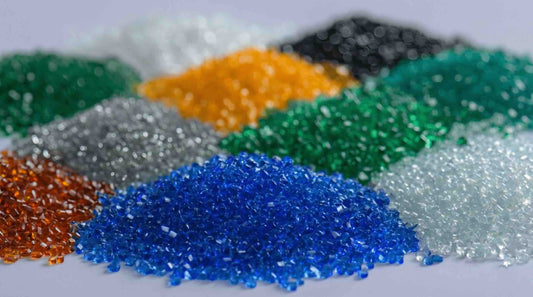 Overmolding materials such as TPU, PVC with different color laying on the paper