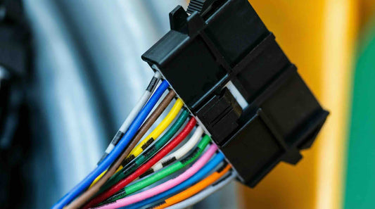 wire harness with different color wire connector to black terminal housing connetor