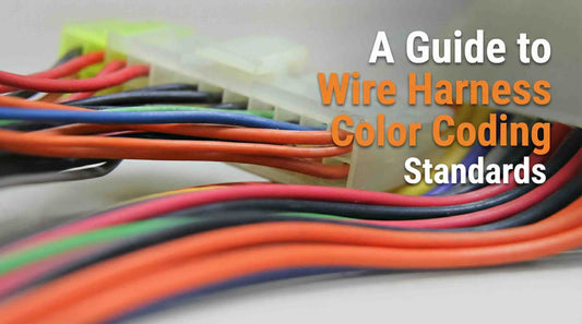 Wire harness connect to white housing using different color of wires for different pin