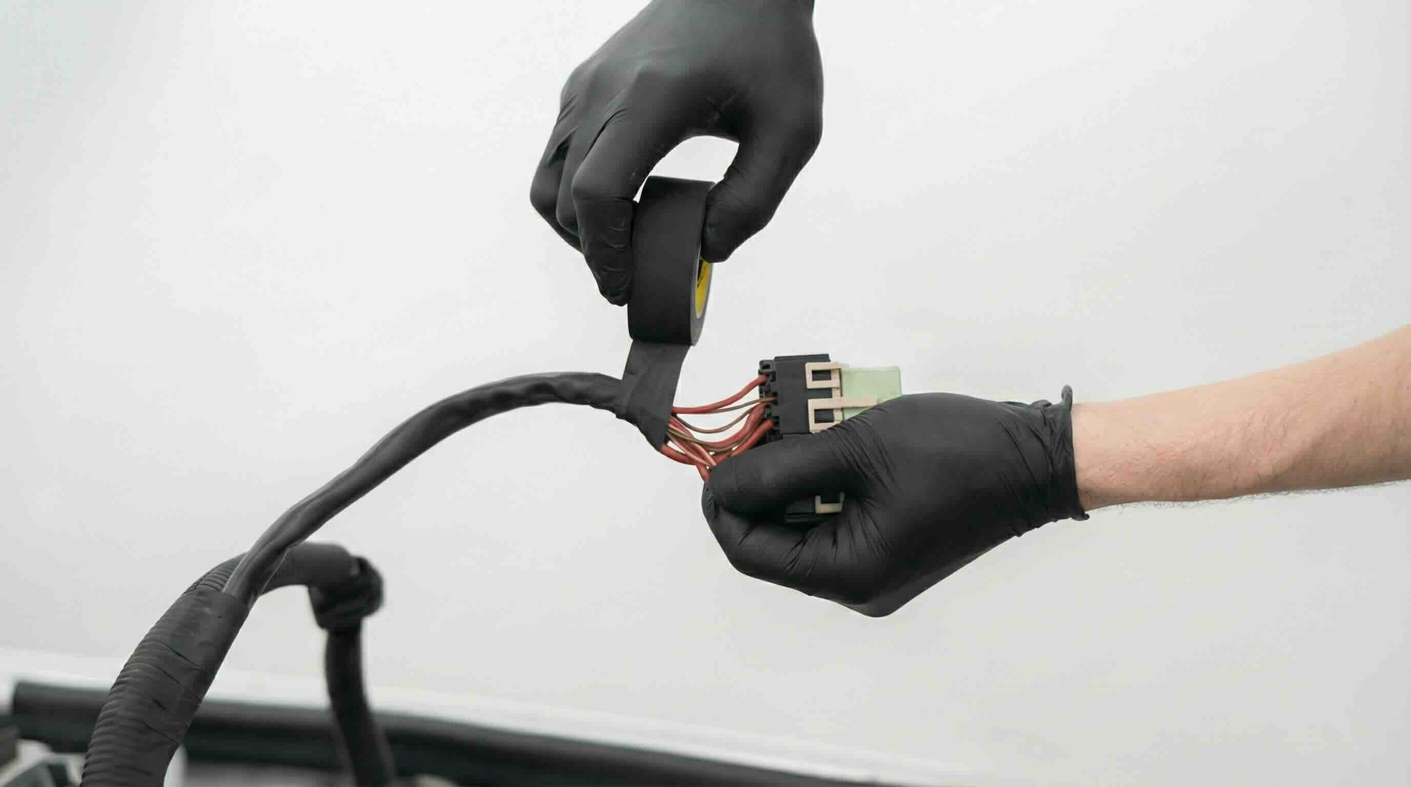 Wire Harness Taping Guide: Vinyl vs. Cloth vs. Felt vs. Foil