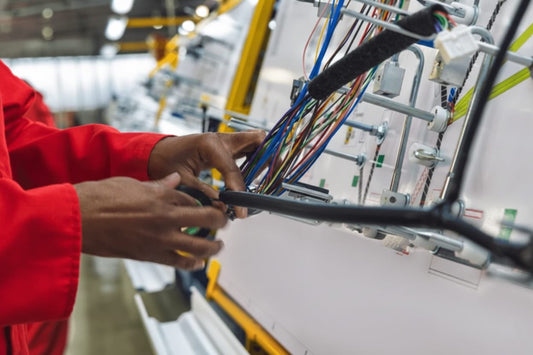 Custom Wire Harness Assembly line using the assembly board