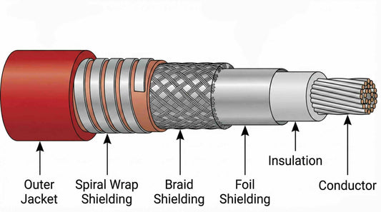 Cable Shielding 101: Foil, Braid, and Spiral Wraps