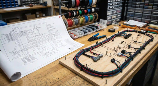 Wiring harness design and review on the factory desk