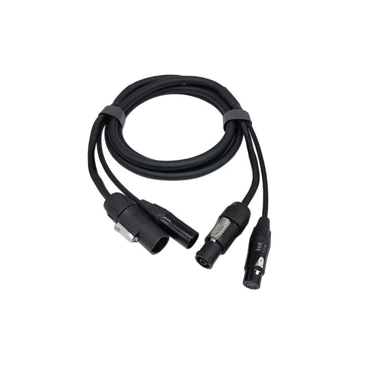 Powercon and 5pin XLR combo set
