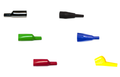 Set up different color Insulators for test clips, automotive clips, and battery clips, telecom clips 