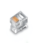 RJ11 modular plug 6P4C for telephone and data cable, TeleWire Technology