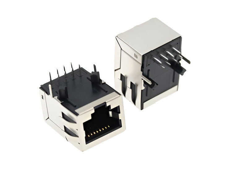 Non-integrated RJ45 modular jack connector, shielded & unshielded options available, TeleWire Technology