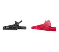 Fully insulated safety alligator test clip for high-voltage testing, TeleWire Technology