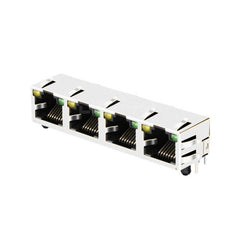 TWE512AGNL، 1x4 پورت اترنت RJ45 بدون برگه ترانسفورماتور با چراغ های زرد/سبز