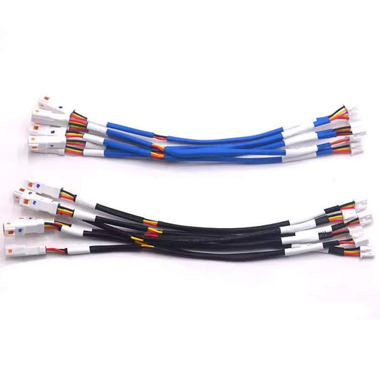 Custom 3 pin JST 2.0mm pitch wire harness assembly made in Taiwan.