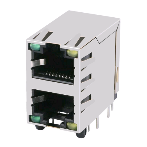 RJ45 Modular Jack| 2x1 Port | No Transformer | Tab Both